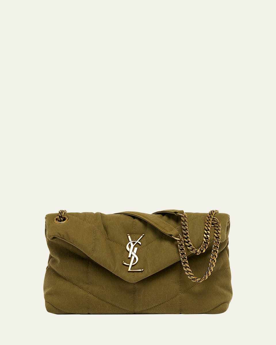 Lou Toy YSL Puffer Crossbody Bag in Canvas